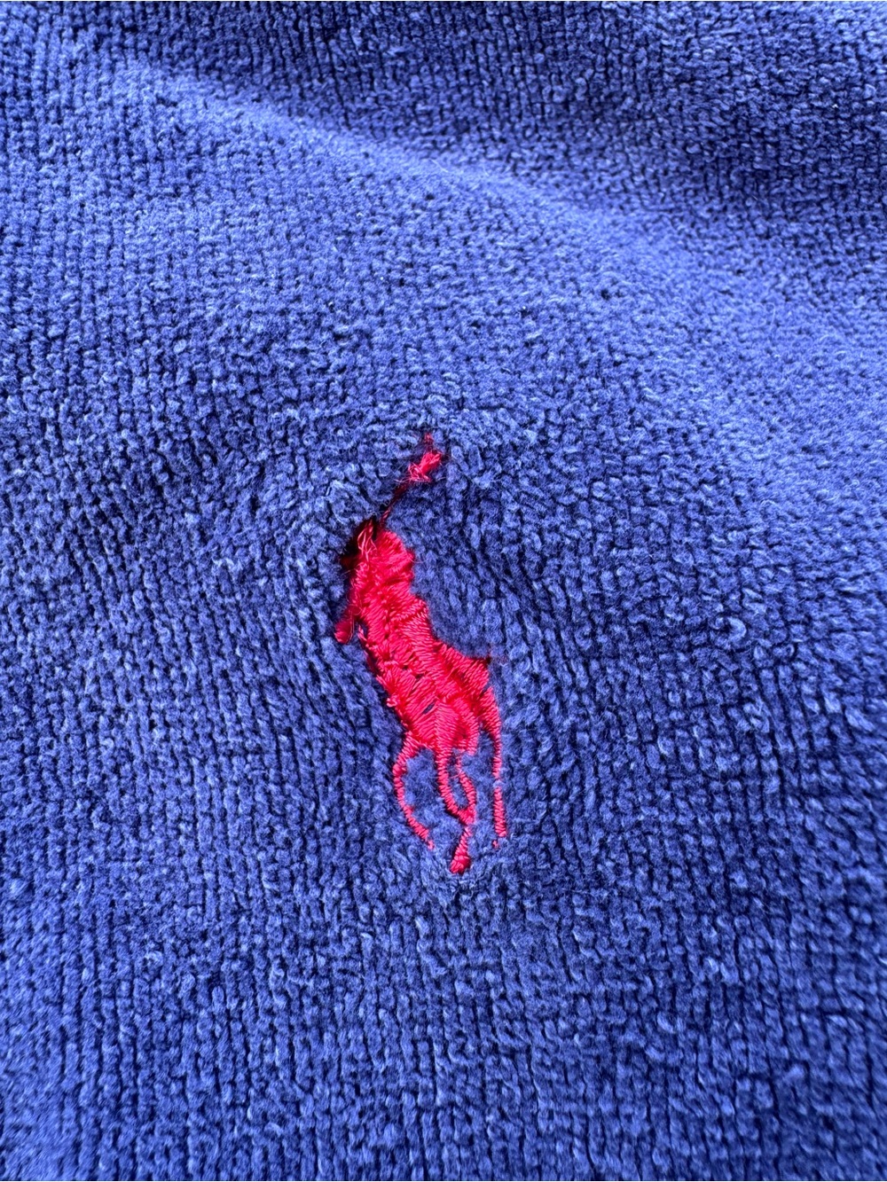 Polo by Ralph Lauren Navy Terry Robe-Style Sweatpants - Picture 2 of 7